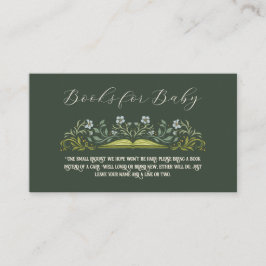 Storybook Baby Showbücher für Babysteckkarte Begleitkarte