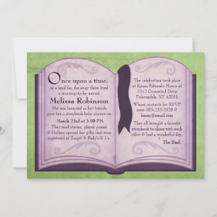 Storybook Baby Shower Einladungen