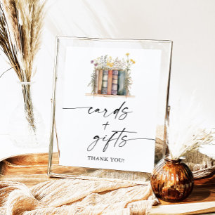 Storybook Baby Showkarten & Geschenke Unterschrift Poster