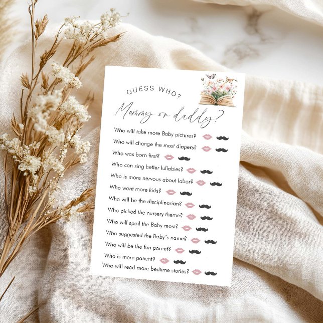 Storybook Babydusche "Ratess Who" Spiel (Von Creator hochgeladen)