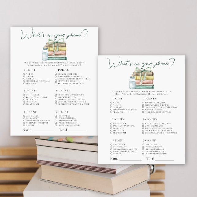 Storybook Babydusche - Was ist auf deinem Handy? (Von Creator hochgeladen)