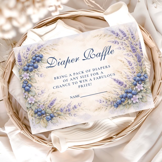 Storybook Blueberry Garden Diapper Raffle Begleitkarte (Von Creator hochgeladen)