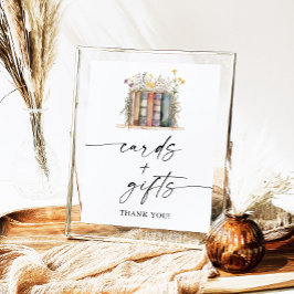 Storybook Brautparty Karten & Geschenke Unterschri Poster