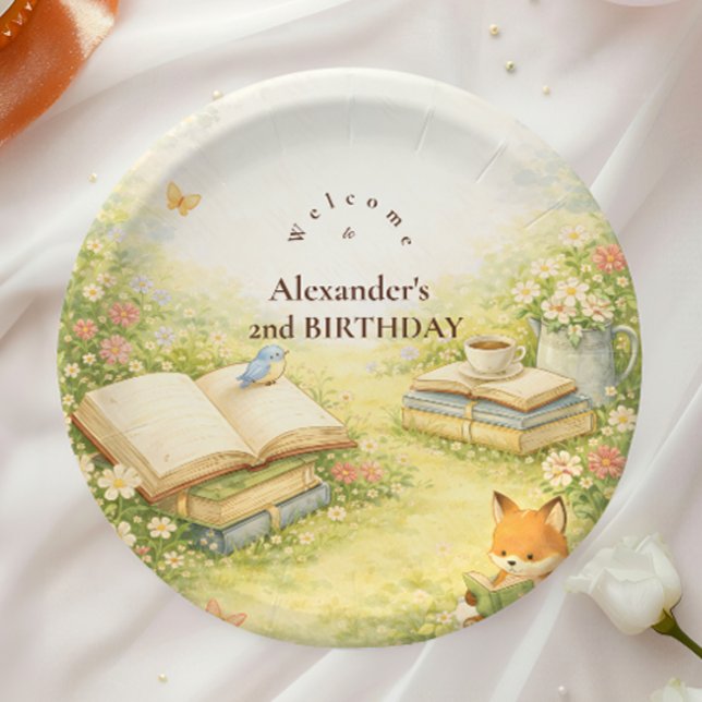Storybook Chapter Two Birthday Pappteller (Von Creator hochgeladen)