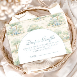 Storybook Dinosaur Diapper Raffle Begleitkarte