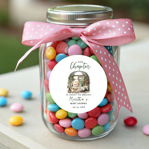 Storybook - Ein neues Kapitel über Begins Baby Dus Runder Aufkleber