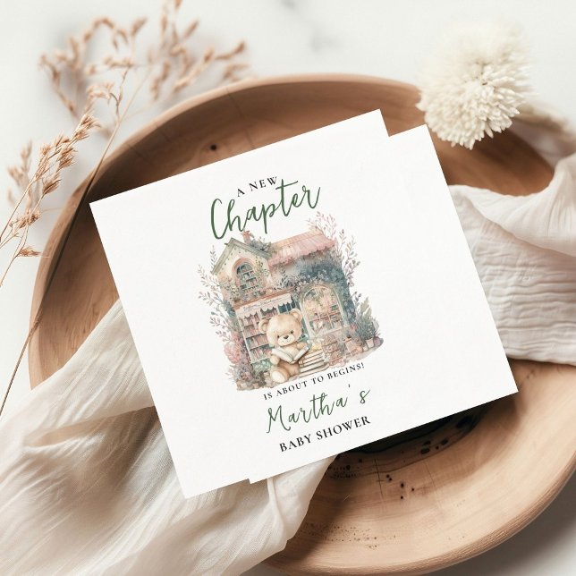 Storybook - Ein neues Kapitel über Begins Baby Dus Serviette (Von Creator hochgeladen)