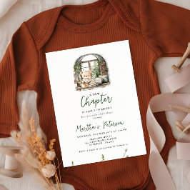 Storybook Ein neues Kapitel über die Kinderdusche Einladung