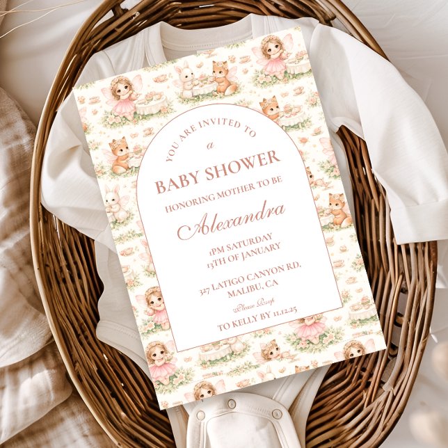 Storybook Fairy Baby Shower Einladung (Von Creator hochgeladen)