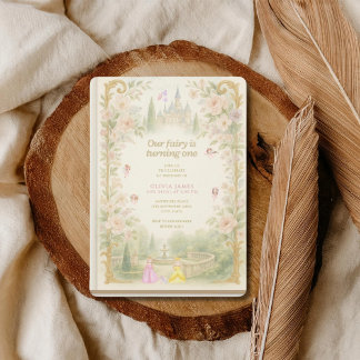 Storybook, fairy first, fairytale 1st birthday einladung