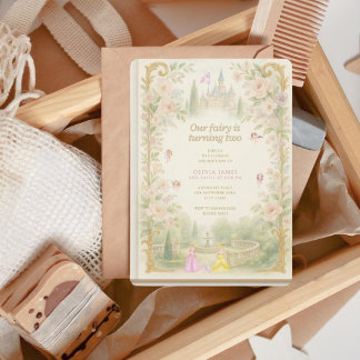 Storybook, fairy first, fairytale 2nd birthday einladung