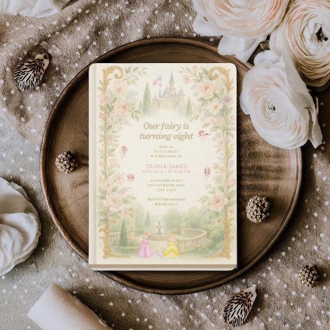 Storybook, fairy first, fairytale 8th birthday einladung (Von Creator hochgeladen)
