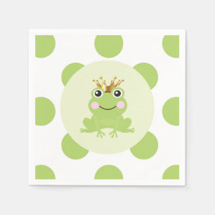Storybook Fairy Tale Frog Prince Baby Dusche Serviette