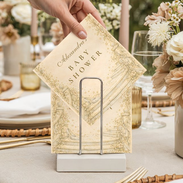 Storybook Fairytale Garden Baby Shower Serviette (Von Creator hochgeladen)