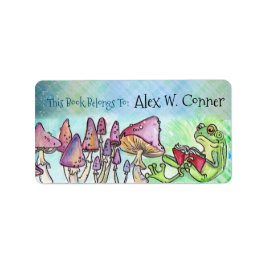 Storybook Frog Dieses Buch gehört zu: Custum Adressaufkleber