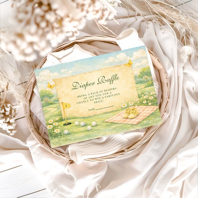 Storybook Golf Diapper Raffle Begleitkarte (Von Creator hochgeladen)