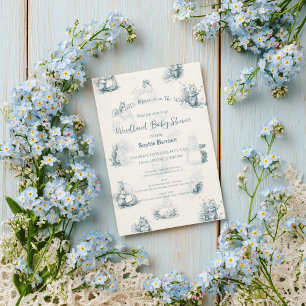 Storybook Little Mouse Baby Shower Einladung