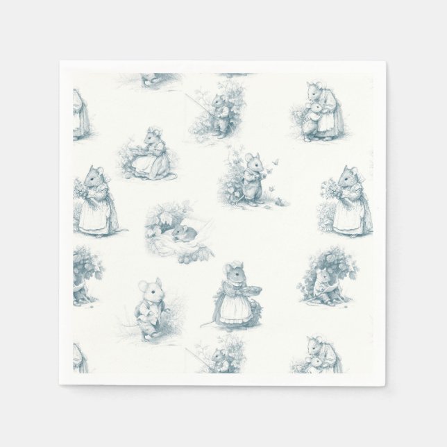 Storybook Little Mouse Serviette (Vorderseite)