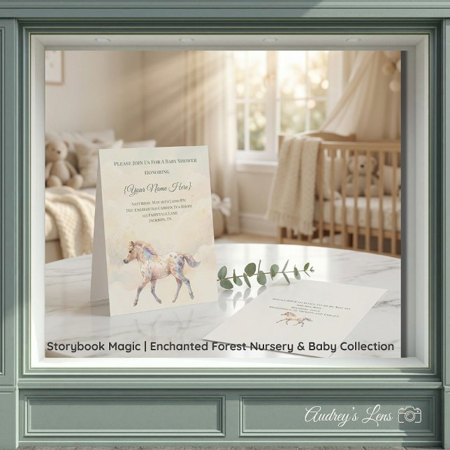 Storybook Magic Enchanted Forest  Einladung (Storybook Magic | Enchanted Forest Nursery & Baby Collection)
