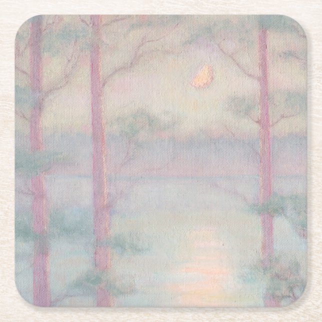 Storybook Moon Paper Untersetzer (Vorderseite)