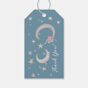 Storybook Moon Star Blume Vielen Dank Baby Shower Geschenkanhänger