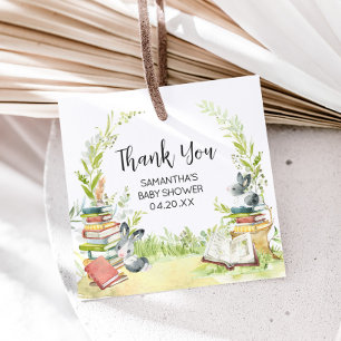 Storybook Neues Kapitel Baby-Dusche Geschenkanhänger