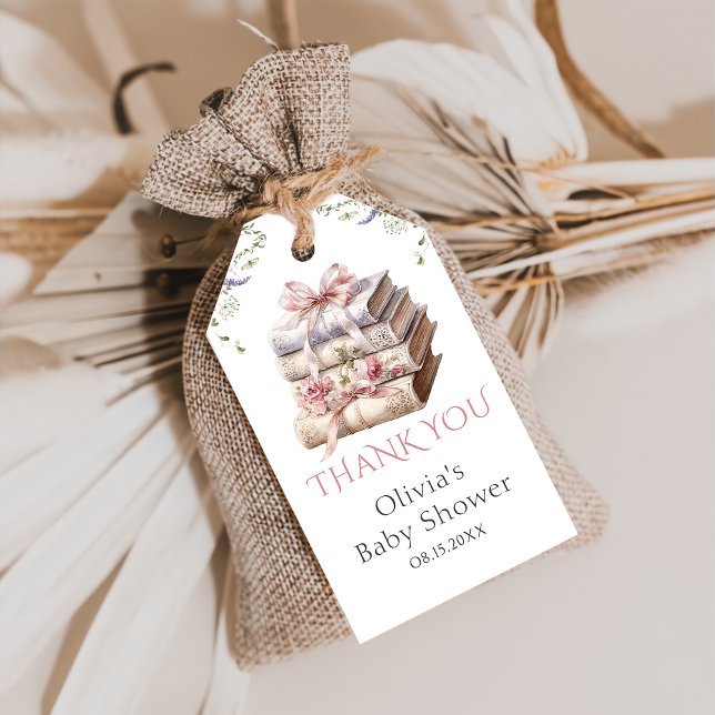 Storybook New Chapter Bow Book Baby Shooter Geschenkanhänger (Von Creator hochgeladen)