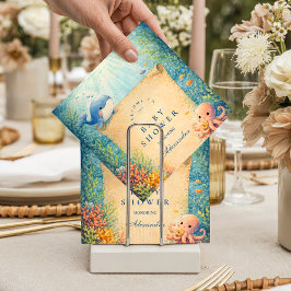 Storybook Ocean Friends Baby Shower Serviette