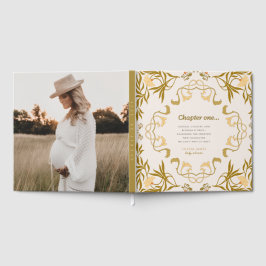 Storybook our next chapter fairytale baby shower gästebuch