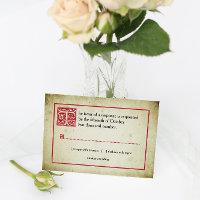 Storybook Page | Vintag Märchenhochzeit RSVP