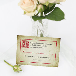 Storybook Page   Vintag Märchenhochzeit RSVP