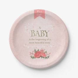 Storybook-PapierTeller-Babydusche Pappteller
