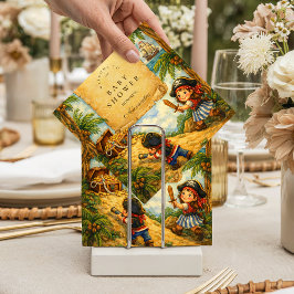 Storybook Pirate Adventure Baby Shower Serviette