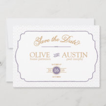 Storybook Romance Speichern Sie die Datumskarten