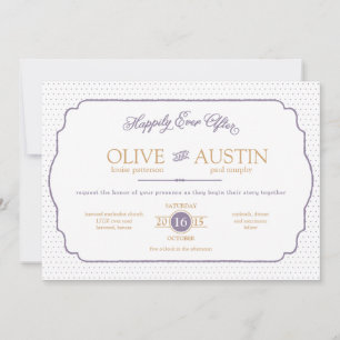 Storybook Romance Wedding Einladung