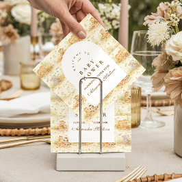 Storybook Safari Animals Baby Shower Serviette