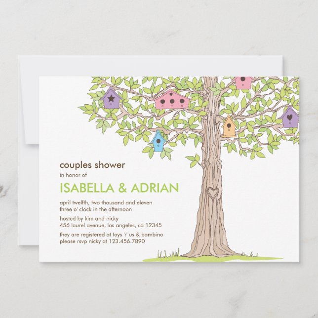 Storybook Sketch Baby Shower Einladung (Vorderseite)