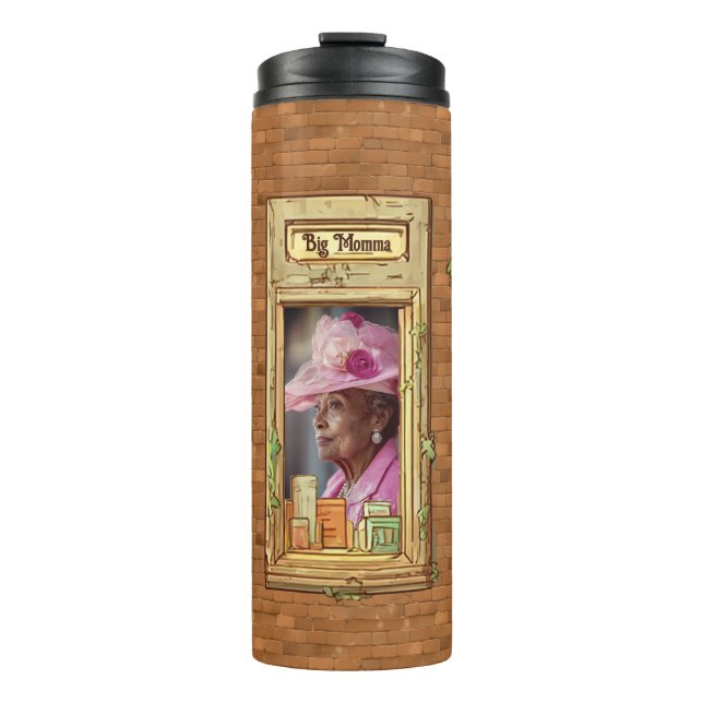 Storybook Style Cozy Brick Style Thermosbecher (Vorderseite)