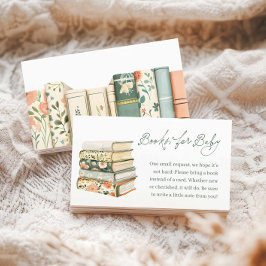 Storybook Theme Book Request Encryption Card Begleitkarte