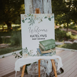 Storybook Themed Baby Dusche Begrüßungszeichen Poster