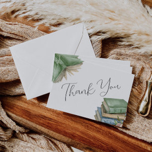 Storybook Themed Neues Kapitel Baby Dusche Dankeskarte