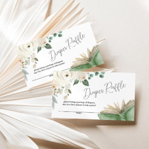 Storybook Themed New Chapter Diaper Raffle Begleitkarte