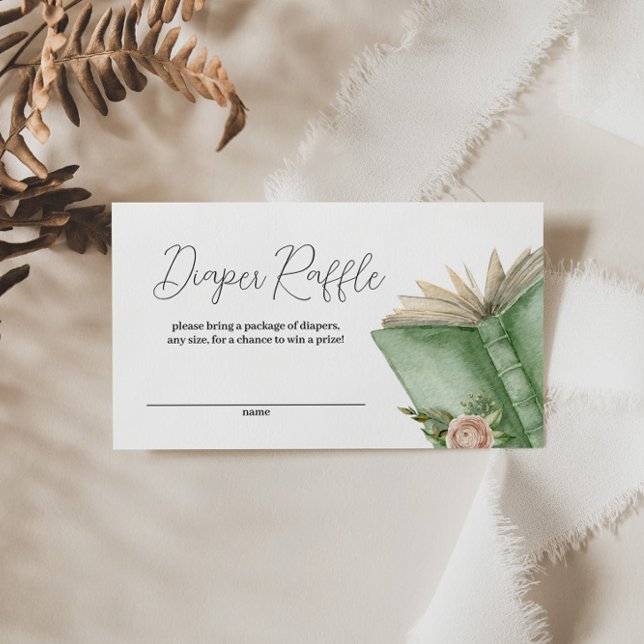 Storybook Themed New Chapter Diaper Raffle Begleitkarte (Von Creator hochgeladen)