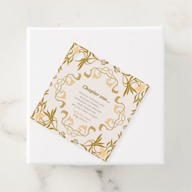 Storybook unsere nächste Kapitel Märchendusche Geschenkanhänger (Beispiel)