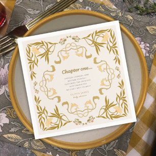 Storybook unsere nächste Kapitel Märchendusche Serviette