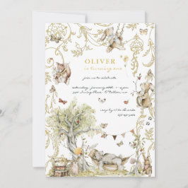 Storybook | Waldwald Geburtstagspartei Einladung