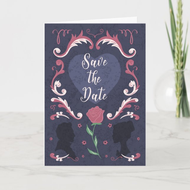 Storybook Wedding - Save the Date Ankündigung (Vorderseite)