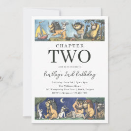 Storybook Wild Things Birthday Chapter Theme Einladung