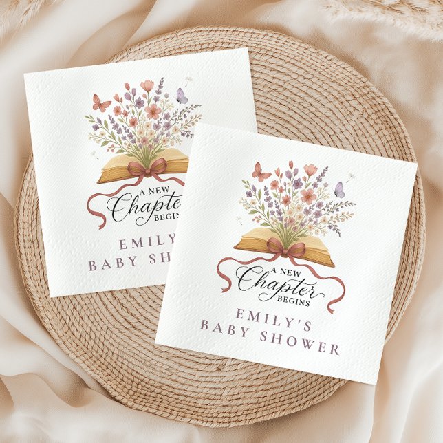 Storybook Wildblumen Wasserfarben Kinderdusche Serviette (Von Creator hochgeladen)