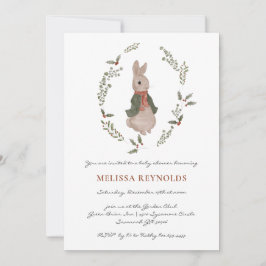 Storybook | Winter Bunny Baby Shower Einladung